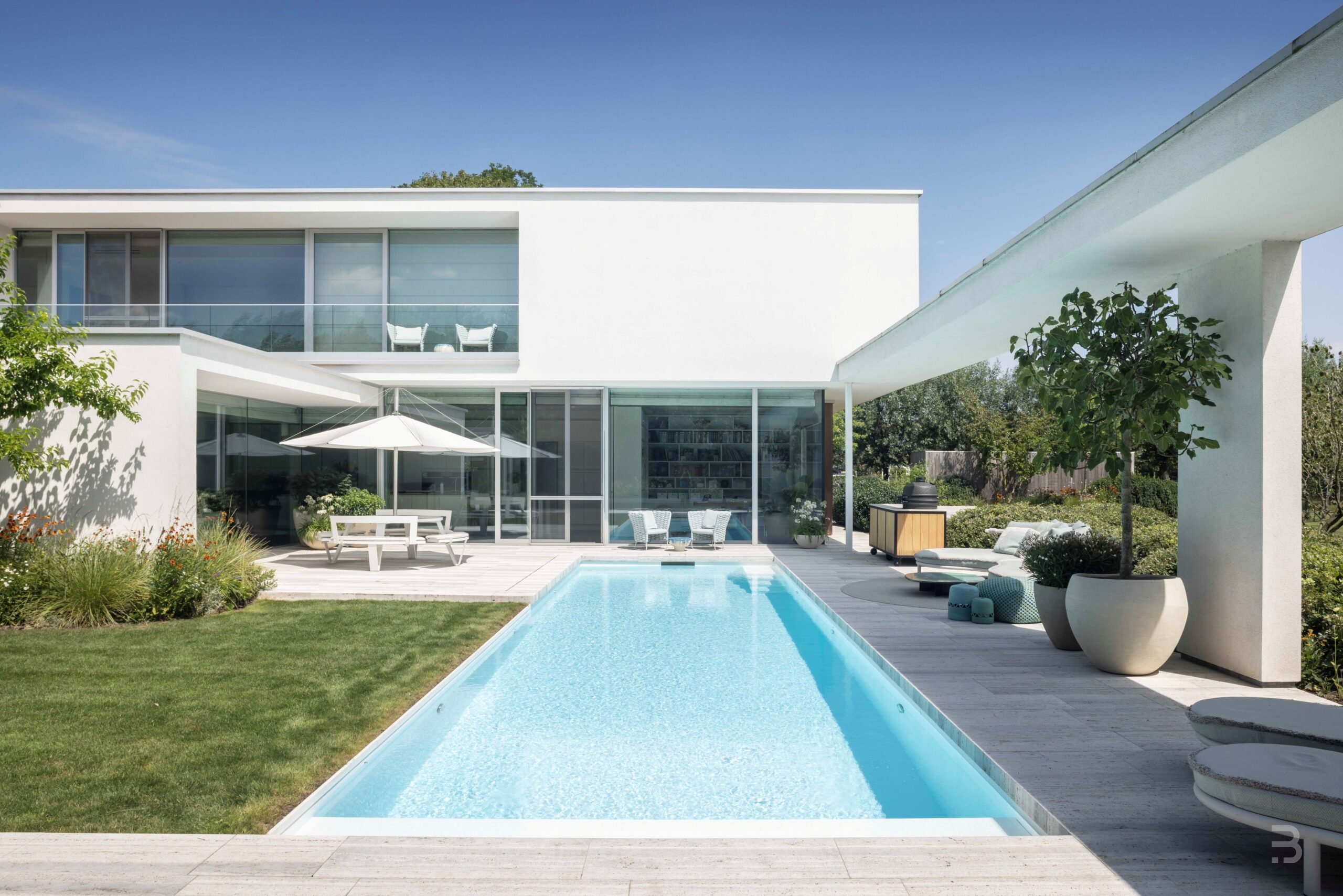 Afbeelding project Hedendaags totaalproject tuin | zwembad | poolhouse