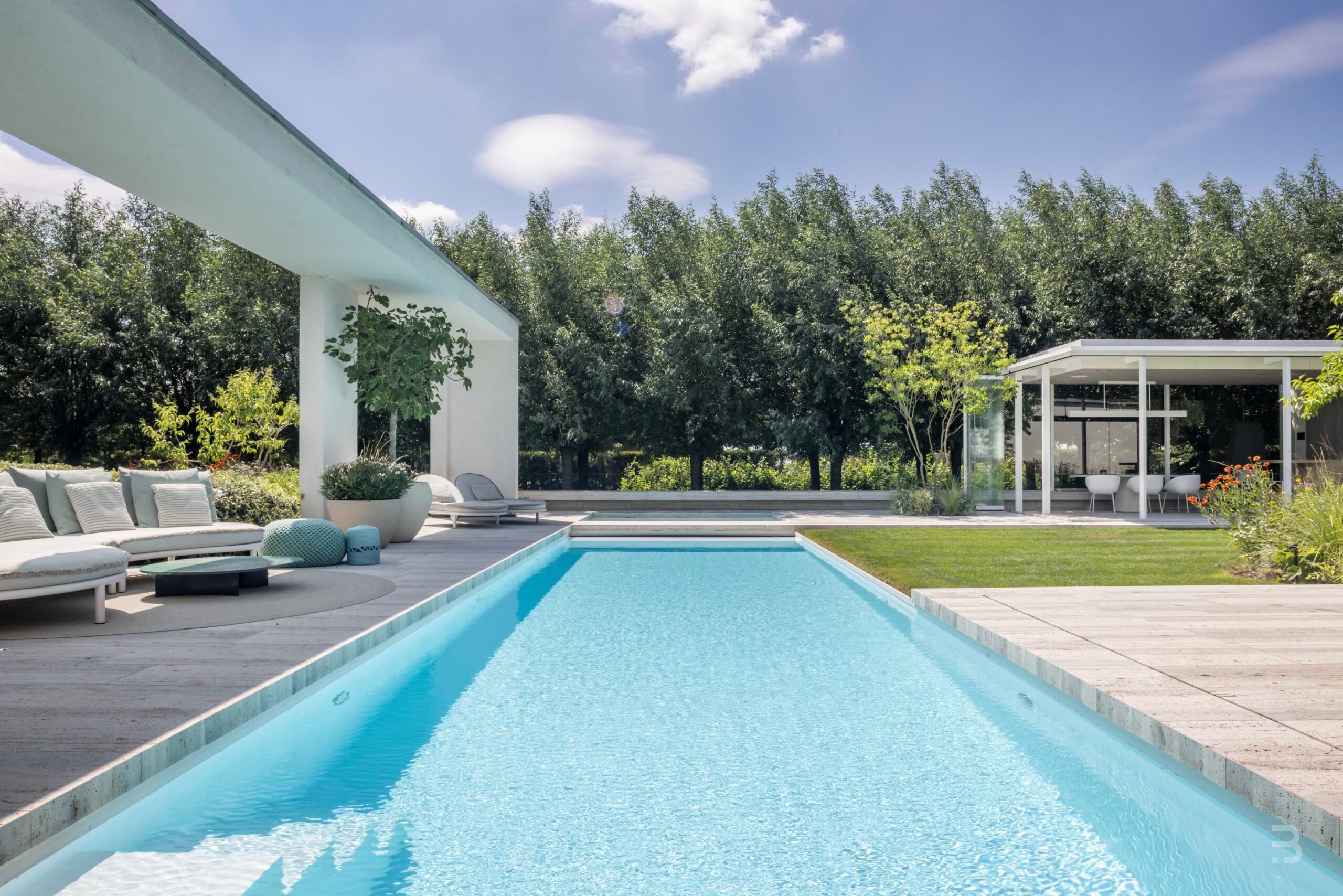 Afbeelding project Hedendaags totaalproject tuin | zwembad | poolhouse
